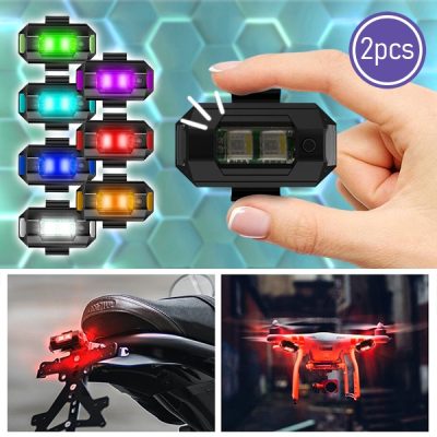 Luci stroboscopiche ricaricabili per veicoli (2 pezzi) | STROBIES