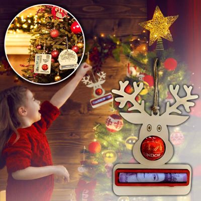 Decorazioni natalizie con fermasoldi (3 pz.) | ORNATASTIC