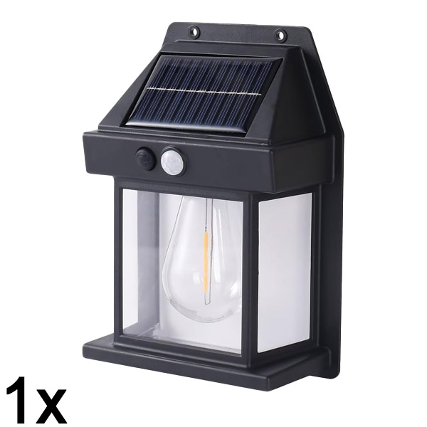 1x Lampada solare da esterno – nessun cablaggio necessario | FLUXLAMP