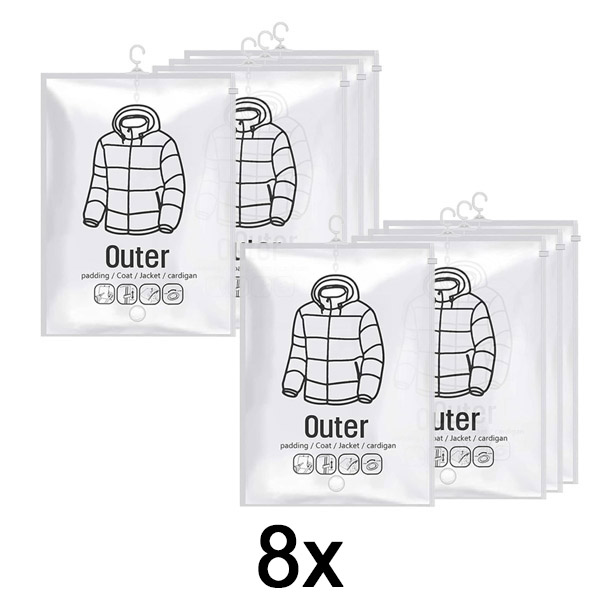 2x Sacchetti per la conservazione sottovuoto da appendere (4 pz.) | VACUHANG